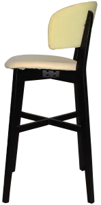 EZ STOOL TORINO BLACK - UNUPHOLSTERED (BACK & SEAT) thumbnail 6