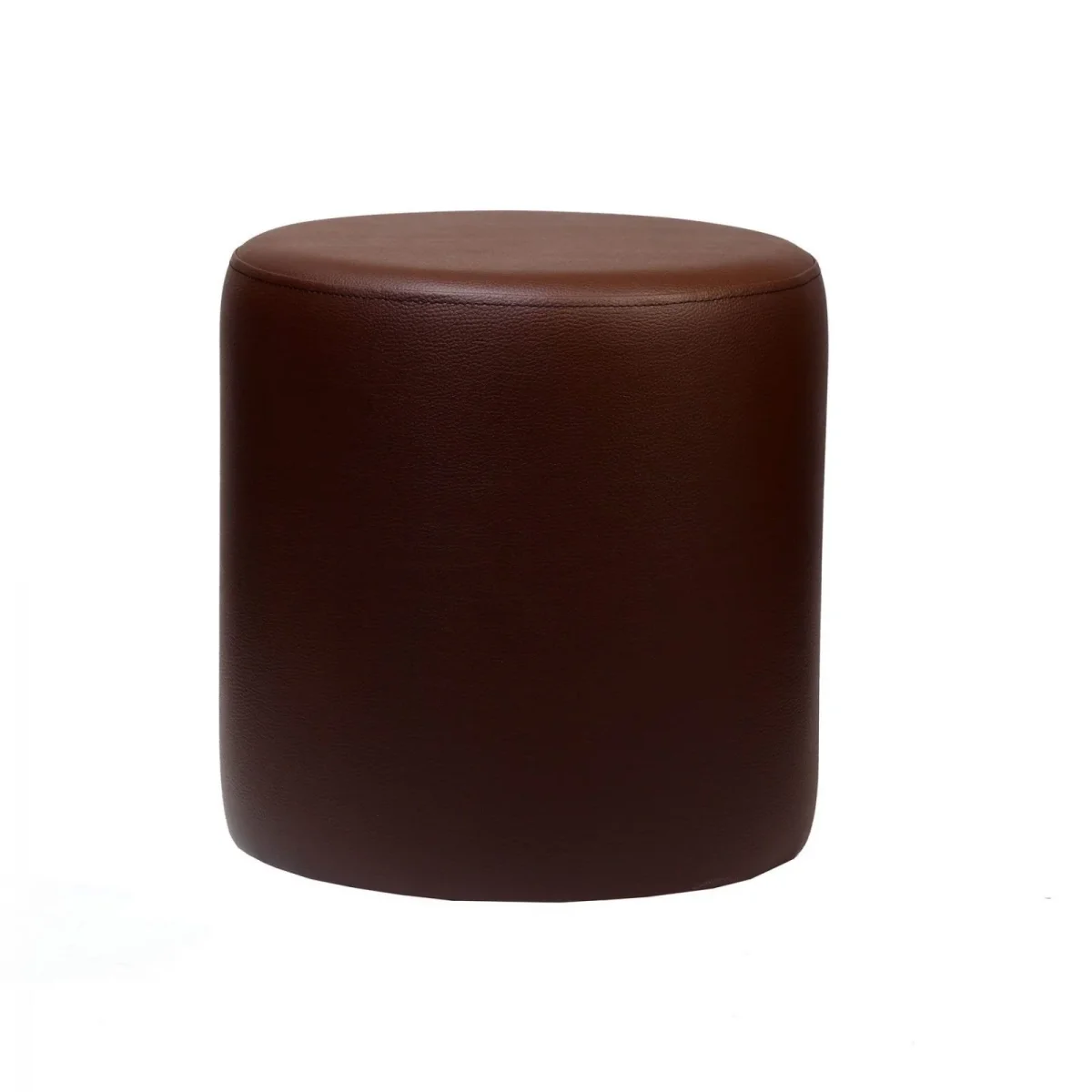 FL PU Leather Round Ottoman for Reception Area