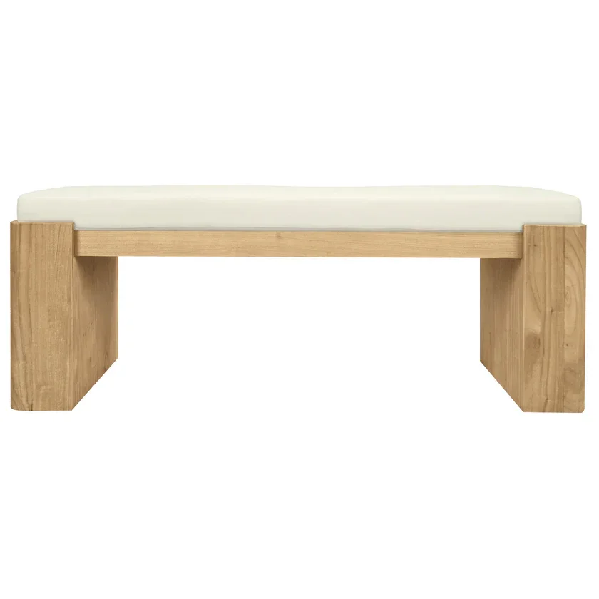 CT Adelle Solid Timber Dining Bench with Cushion