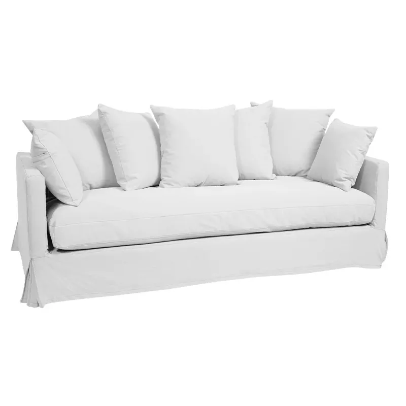SH Harvey 3 Seater Sofa, White
