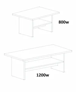 RL Rapid Worker Coffee Table with Ironstone Base thumbnail 7