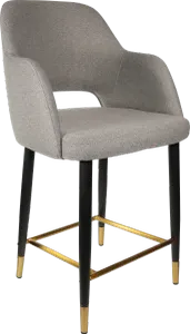 FL Sorbet Fabric Upholstered Metal Leg Hospitality Counter Stool thumbnail 4