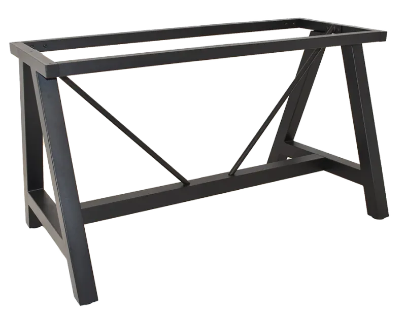 EZ BASE TABLE A FRAME 1200MM H730 BLACK