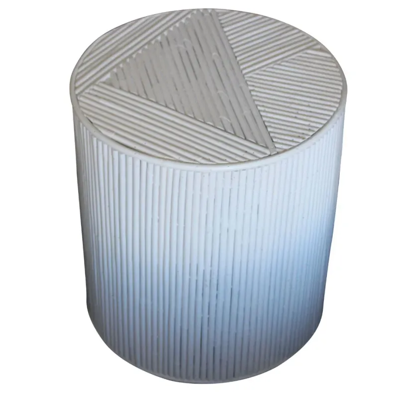 BT Bambu` Inlay Rattan Side Table