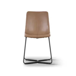VI Stanwell PU Leather Upholstered Metal Legs Dining Chair thumbnail 1